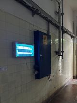 Trampa de luz instalada en planta